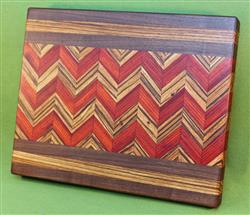 Padauk & Zebrawood Cutting Board